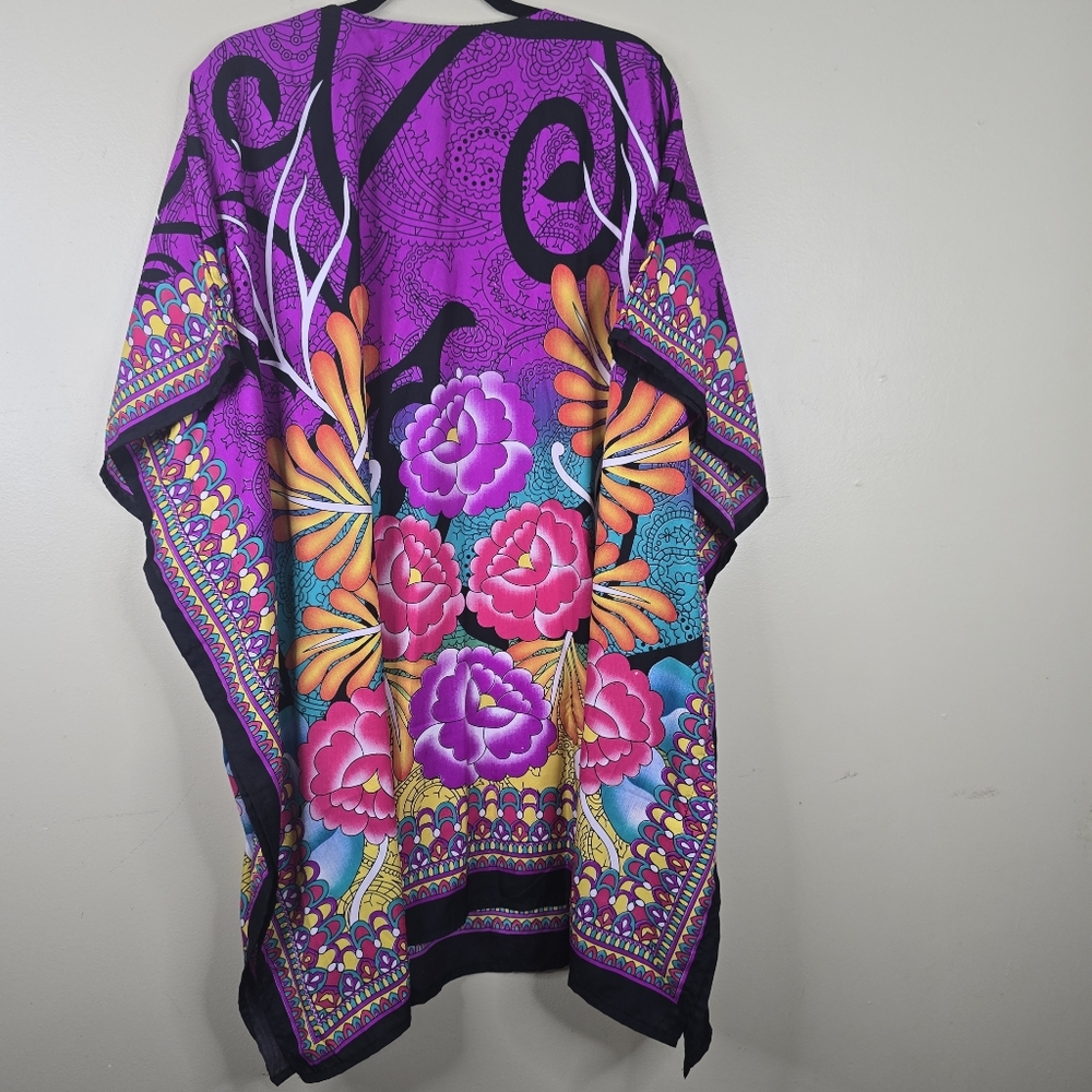 Winlar short caftan Floral size OS - Picture 5 of 5